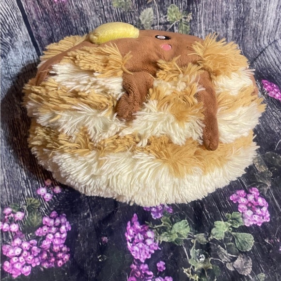 Retired 2018 Squishable Mini Comfort Food Stacked Pancakes with Butter Plush - Picture 7 of 10